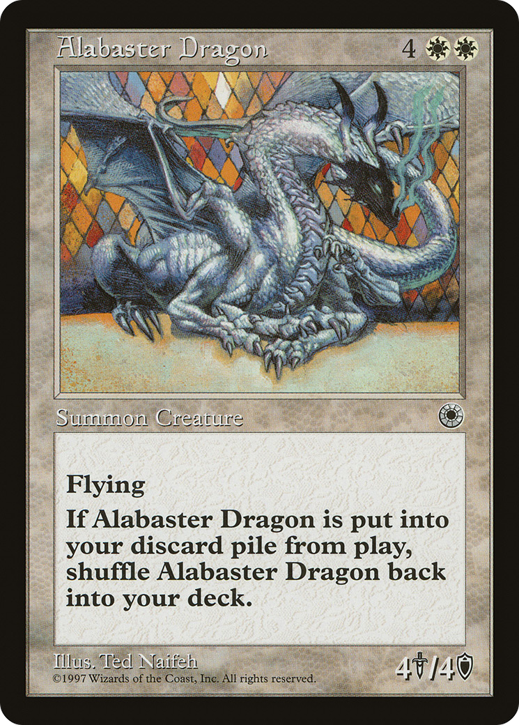 Alabaster Dragon (POR-001) - Portal