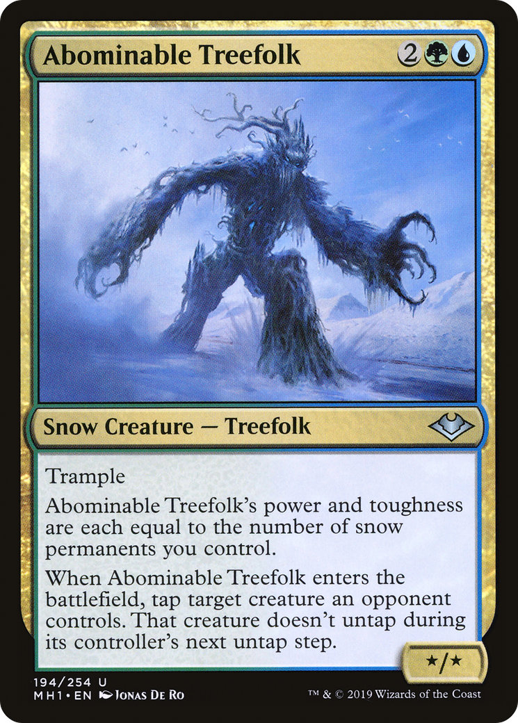 Abominable Treefolk (MH1-194) - Modern Horizons