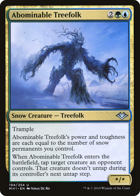 Abominable Treefolk (MH1-194) - Modern Horizons