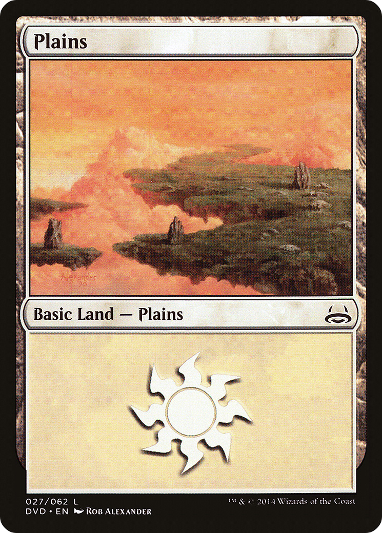 Plains (DVD-027) - Duel Decks Anthology: Divine vs. Demonic