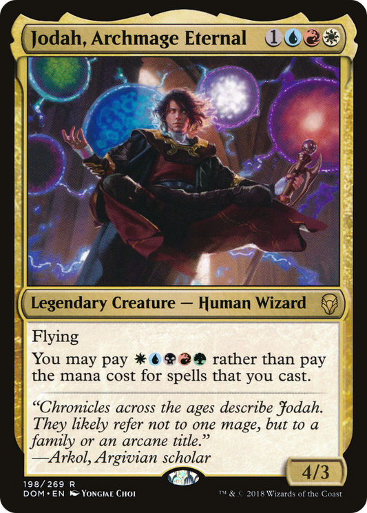 Jodah, Archmage Eternal (DOM-198) - Dominaria Foil