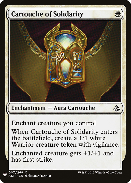 Cartouche of Solidarity (LIST-AKH-7) - The List