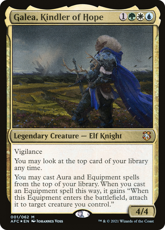 Galea, Kindler of Hope (AFC-001) - Forgotten Realms Commander Foil