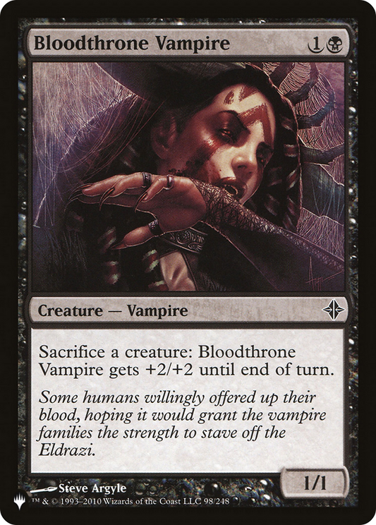 Bloodthrone Vampire (LIST-ROE-98) - The List