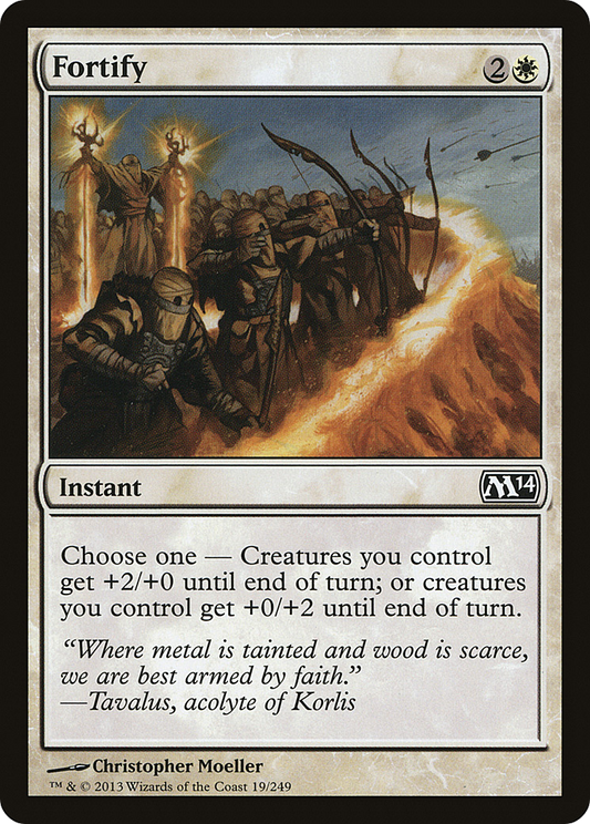 Fortify (M14-019) - Magic 2014 Foil