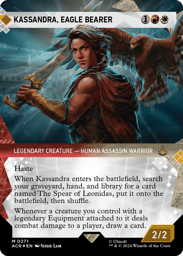 Kassandra, Eagle Bearer (ACR-271) - Assassin's Creed: (Showcase) (Borderless) Foil