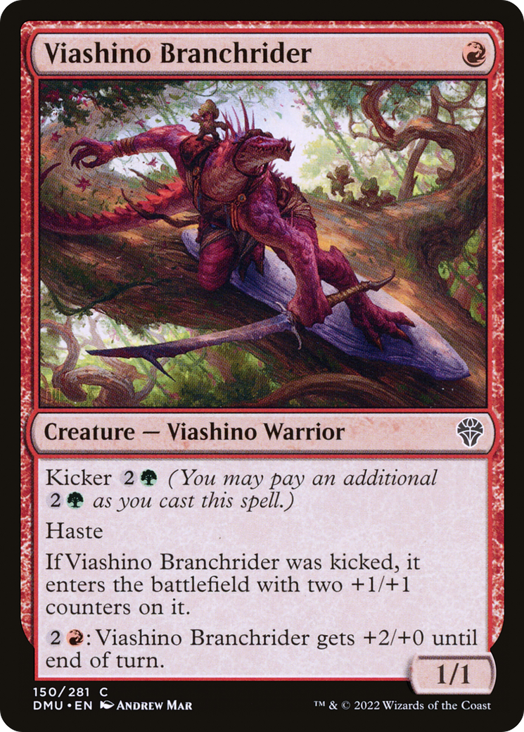 Viashino Branchrider (DMU-150) - Dominaria United Foil