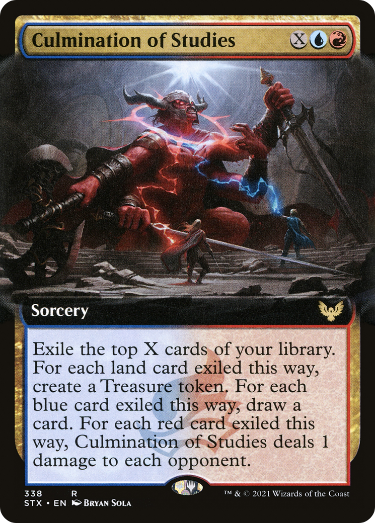 Culmination of Studies (STX-338) - Strixhaven: School of Mages: (Extended Art) Foil