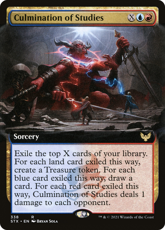 Culmination of Studies (STX-338) - Strixhaven: School of Mages: (Extended Art) Foil