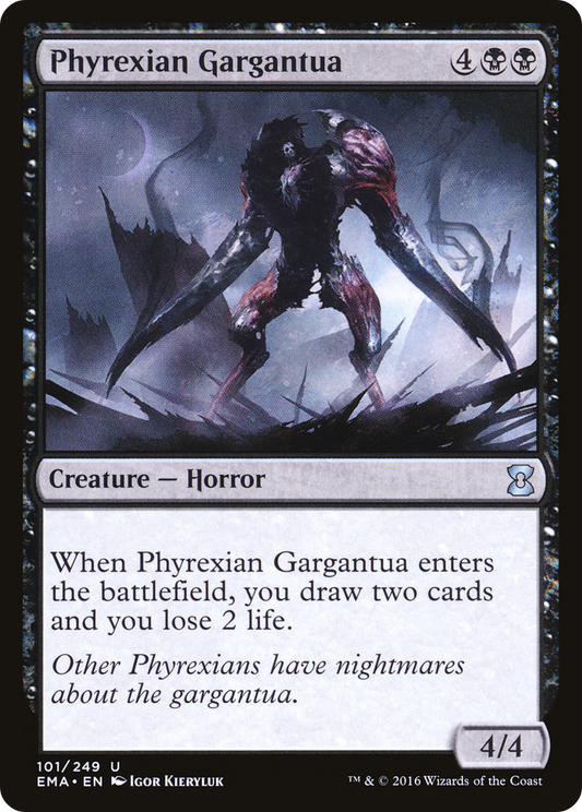 Phyrexian Gargantua (EMA-101) - Eternal Masters Foil