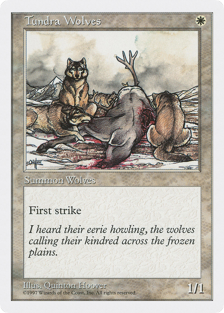 Tundra Wolves (5ED-066) - Fifth Edition