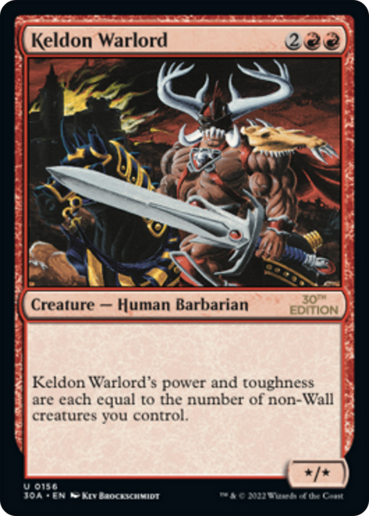 Keldon Warlord (30A-156) - 30th Anniversary Edition