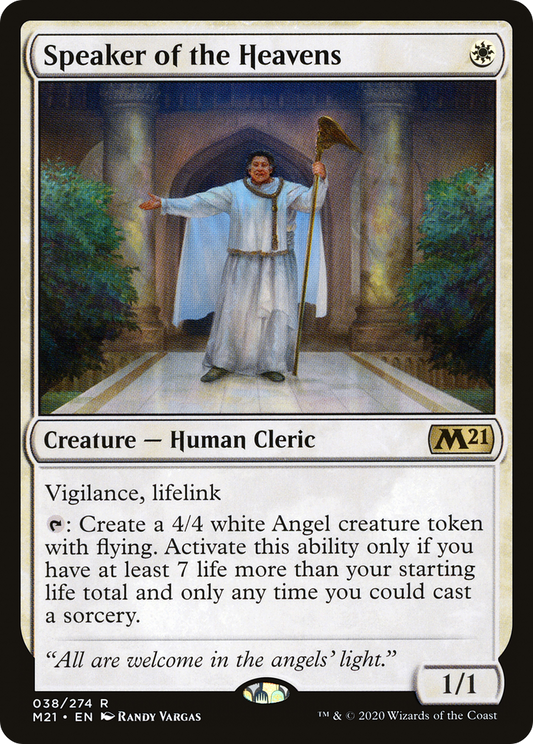 Speaker of the Heavens (M21-038) - Core Set 2021 Foil