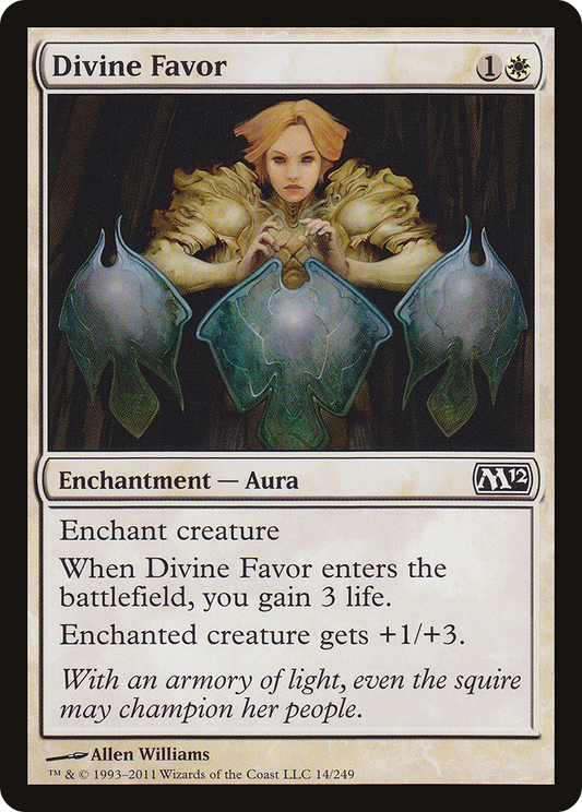 Divine Favor (M12-014) - Magic 2012 Foil