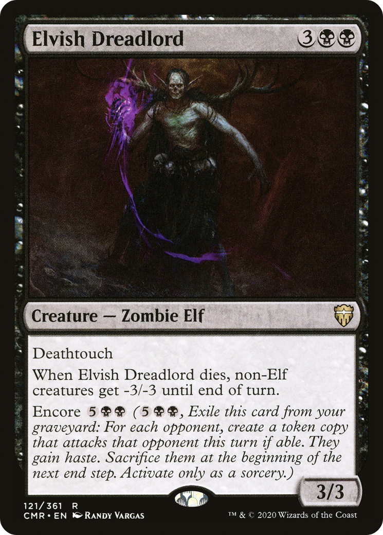 Elvish Dreadlord  (CMR-121) - Commander Legends Foil