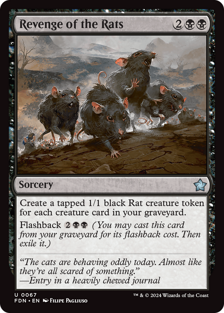 Revenge of the Rats (FDN-067) - Foundations Foil