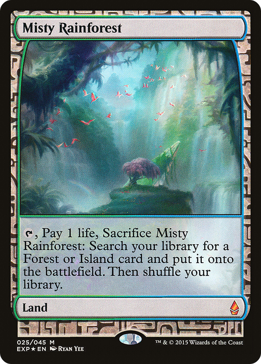 Misty Rainforest (EXP-025) - Zendikar Expeditions Foil