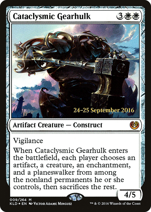 Cataclysmic Gearhulk (PKLD-09S) - Kaladesh Promos Foil