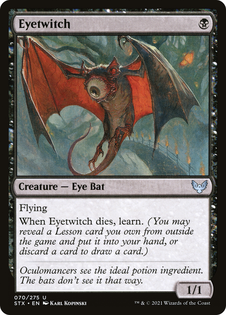 Eyetwitch (STX-070) - Strixhaven: School of Mages Foil