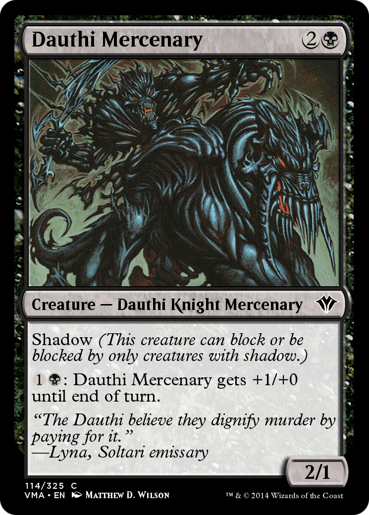 Dauthi Mercenary (VMA-114) - Vintage Masters Foil