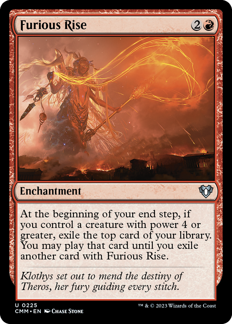 Furious Rise (CMM-225) - Commander Masters Foil