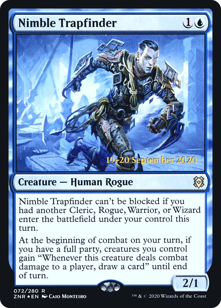 Nimble Trapfinder (PRE-72S) - Zendikar Rising Promos (Prerelease) Foil