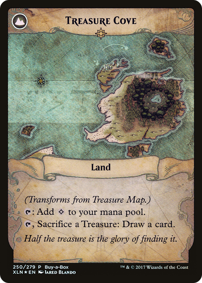 Treasure Map // Treasure Cove (PXTC-250) - XLN Treasure Chest: (compasslanddfc) Foil