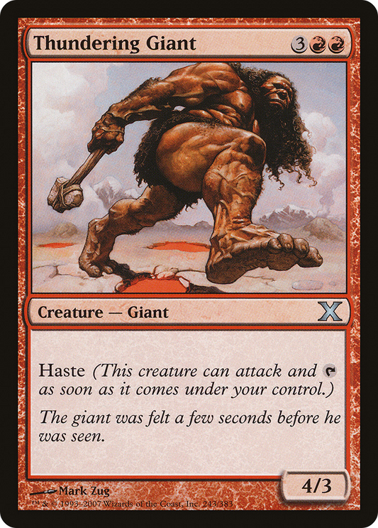 Thundering Giant (10E-243) - Tenth Edition