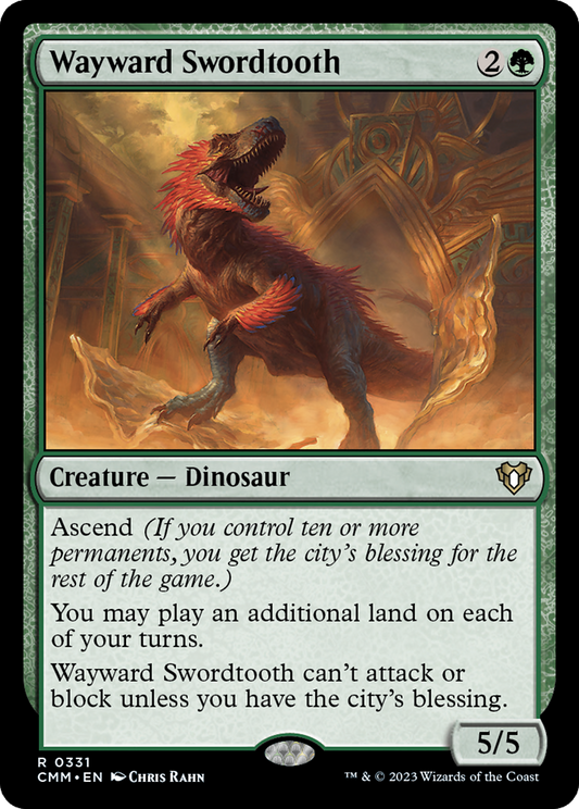 Wayward Swordtooth (CMM-331) - Commander Masters