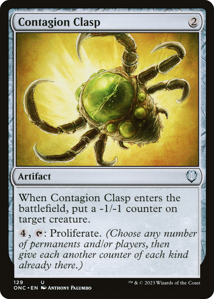 Contagion Clasp (ONC-129) - Phyrexia: All Will Be One Commander