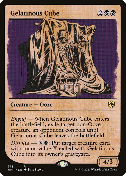 Gelatinous Cube (AFR-313) - Adventures in the Forgotten Realms: (Showcase)