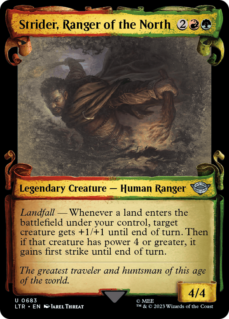 Strider, Ranger of the North (LTR-683) - The Lord of the Rings: Tales of Middle-earth: (Showcase) Foil