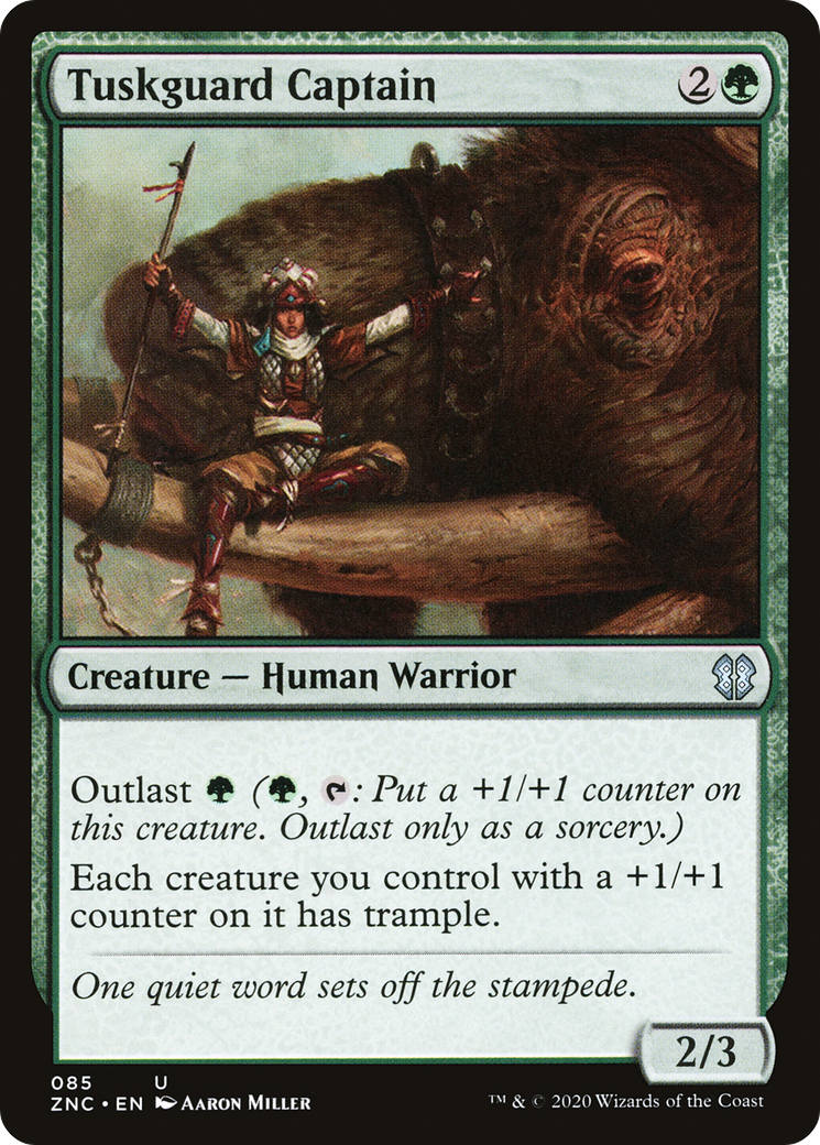 Tuskguard Captain (ZNC-085) - Zendikar Rising Commander