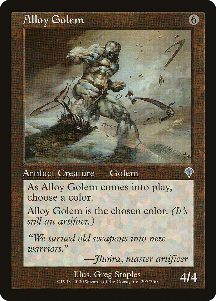 Alloy Golem (INV-297) - Invasion Foil