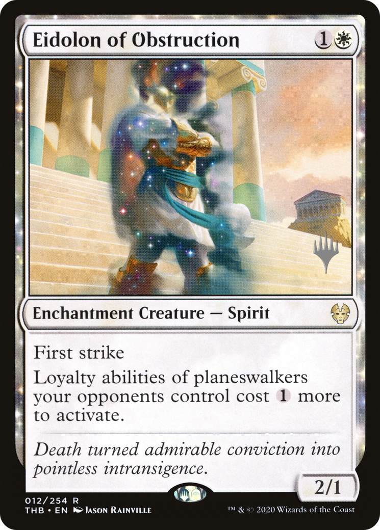 Eidolon of Obstruction (PPTHB-12P) - Theros Beyond Death Promos (Promo Pack)