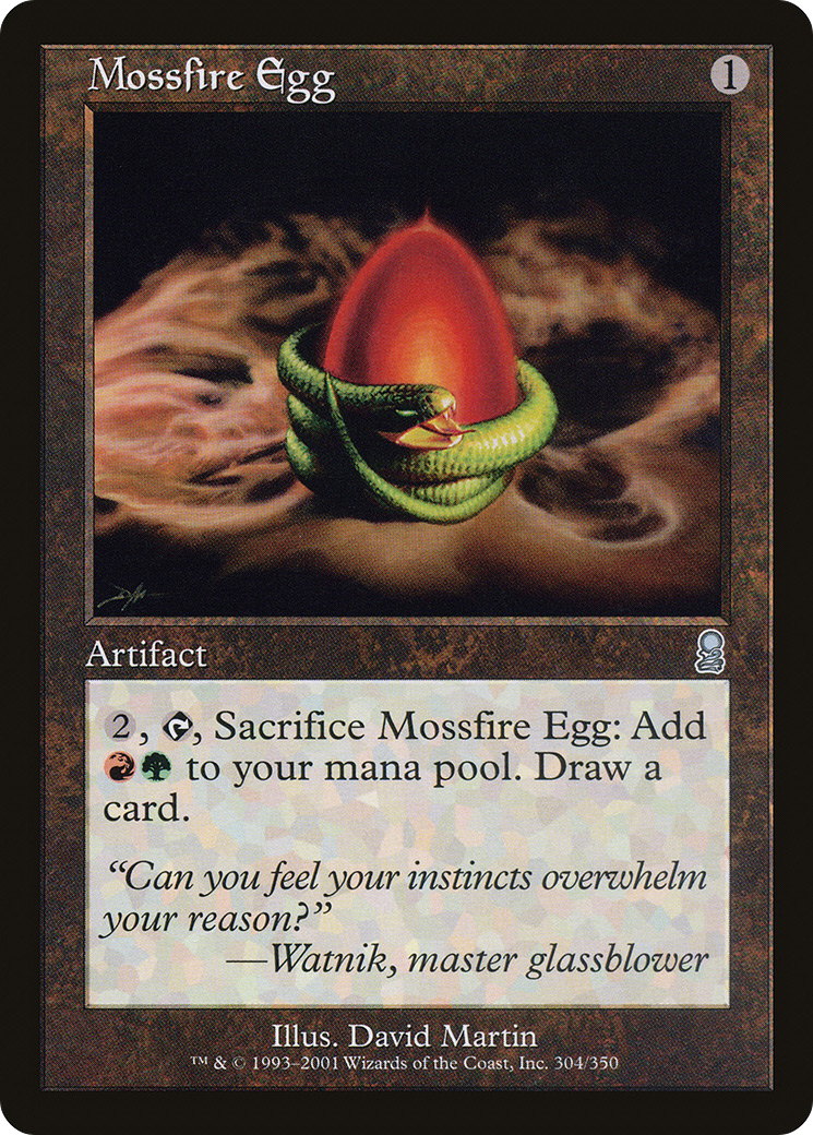 Mossfire Egg (ODY-304) - Odyssey Foil