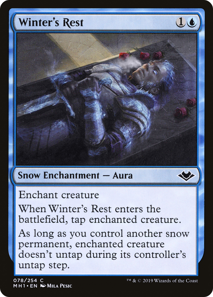 Winter's Rest (MH1-078) - Modern Horizons Foil