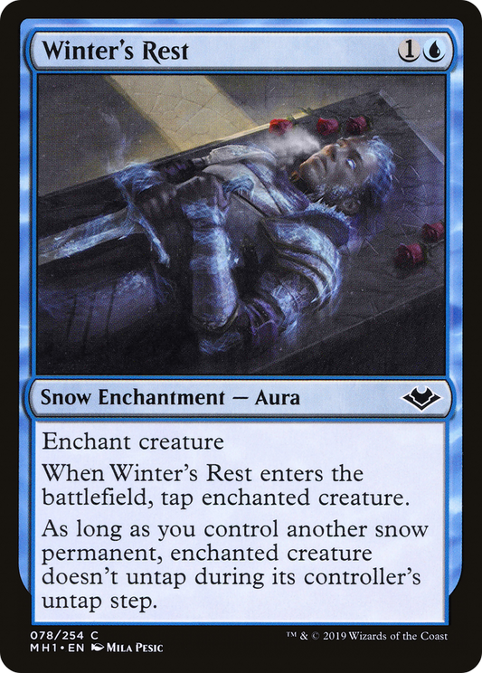 Winter's Rest (MH1-078) - Modern Horizons Foil