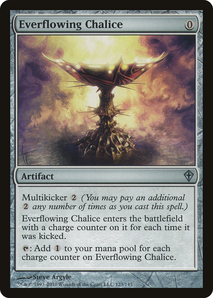 Everflowing Chalice (WWK-123) - Worldwake Foil