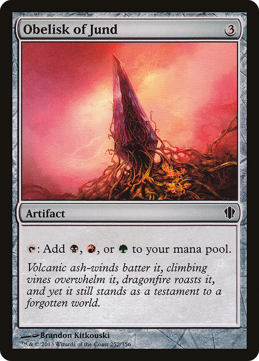 Obelisk of Jund (C13-252) - Commander 2013