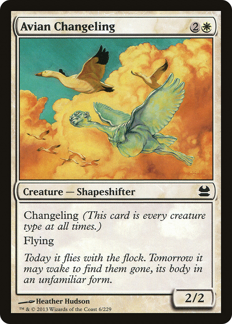 Avian Changeling (MMA-006) - Modern Masters Foil