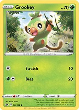 Grookey 011/202 - Miscellaneous Cards & Products Holofoil - Promo