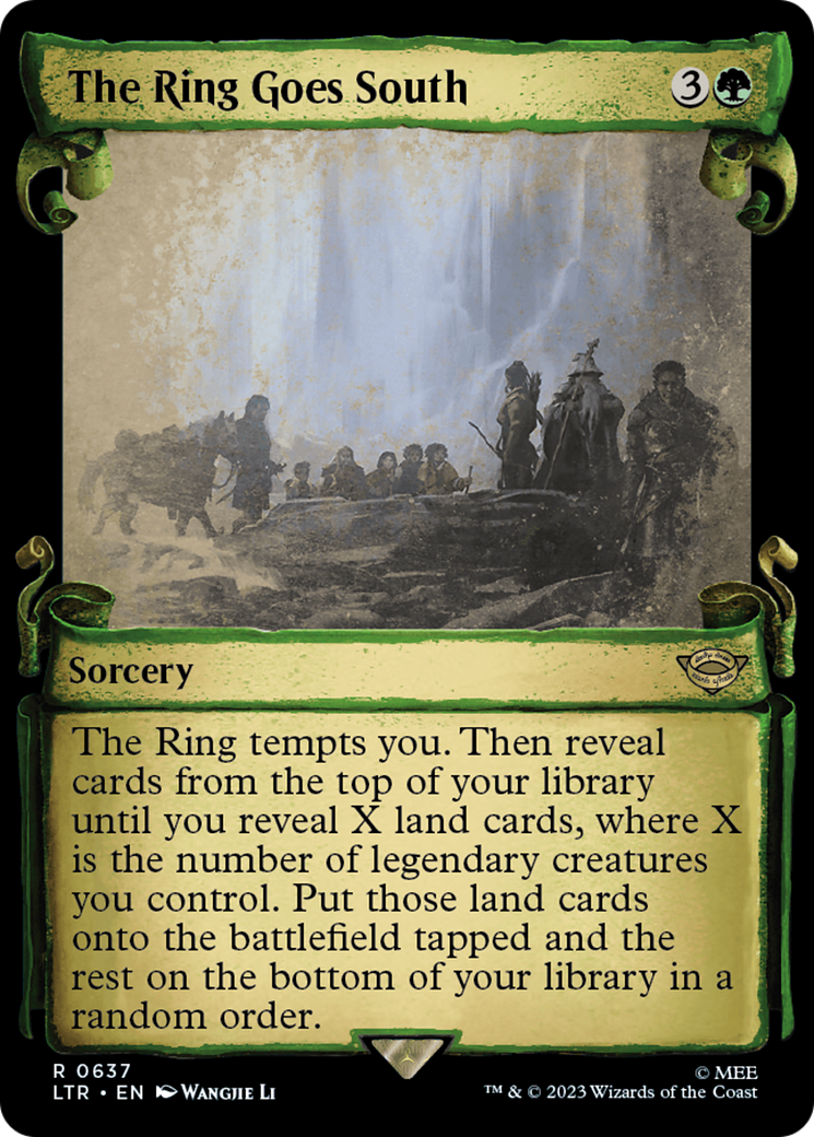 The Ring Goes South (LTR-637) - The Lord of the Rings: Tales of Middle-earth: (Showcase) Foil