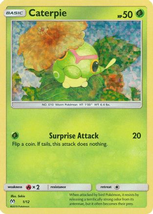 Caterpie 1/12 - McDonalds Collection 2019 Holofoil