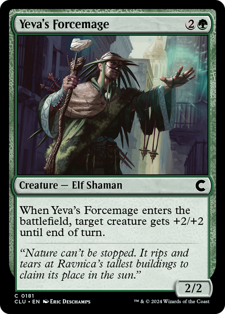 Yeva's Forcemage (CLU-181) - Ravnica: Clue Edition