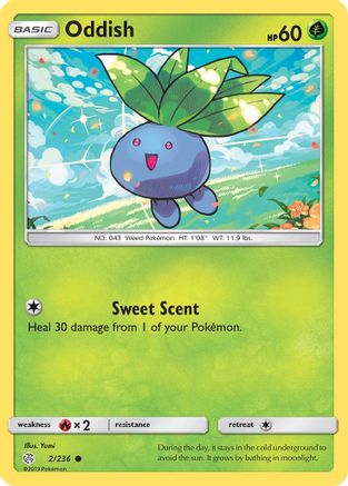 Oddish 2/236 - Cosmic Eclipse Reverse Holofoil