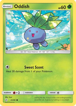 Oddish (2/236) - SM  Cosmic Eclipse  - Common