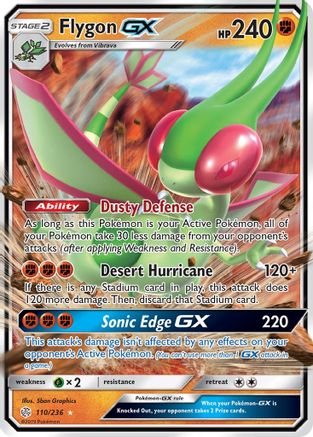 Flygon GX 110/236 - SM  Cosmic Eclipse Holofoil - Ultra Rare
