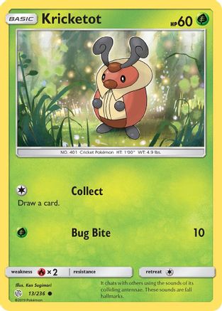 Kricketot 13/236 - Cosmic Eclipse Reverse Holofoil