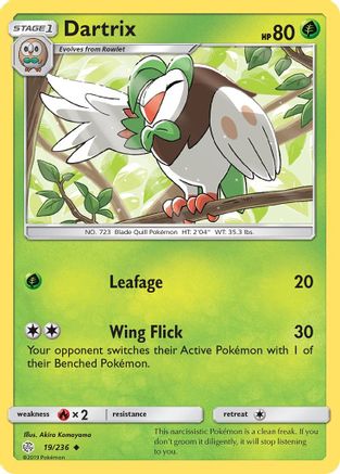 Dartrix 19/236 - Cosmic Eclipse Reverse Holofoil